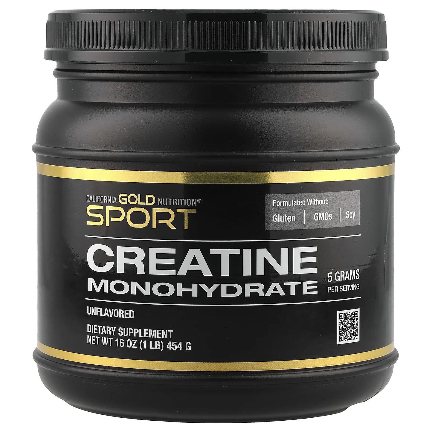 , Creatine Powder, Micronized, Muscle and Strength Support, Creatine Monohydrate, No Gluten, No Gmos, No Soy, Unflavored, 16 Oz (454 G)