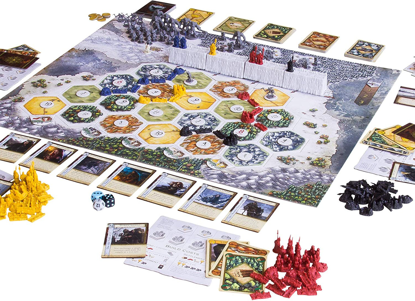 A Game of Thrones Brotherhood of the Watch Board Game - Strategy Game, Adventure Game for Kids and Adults, Ages 14+, 3-4 Players, 60-90 Minute Playtime, Made by Studio