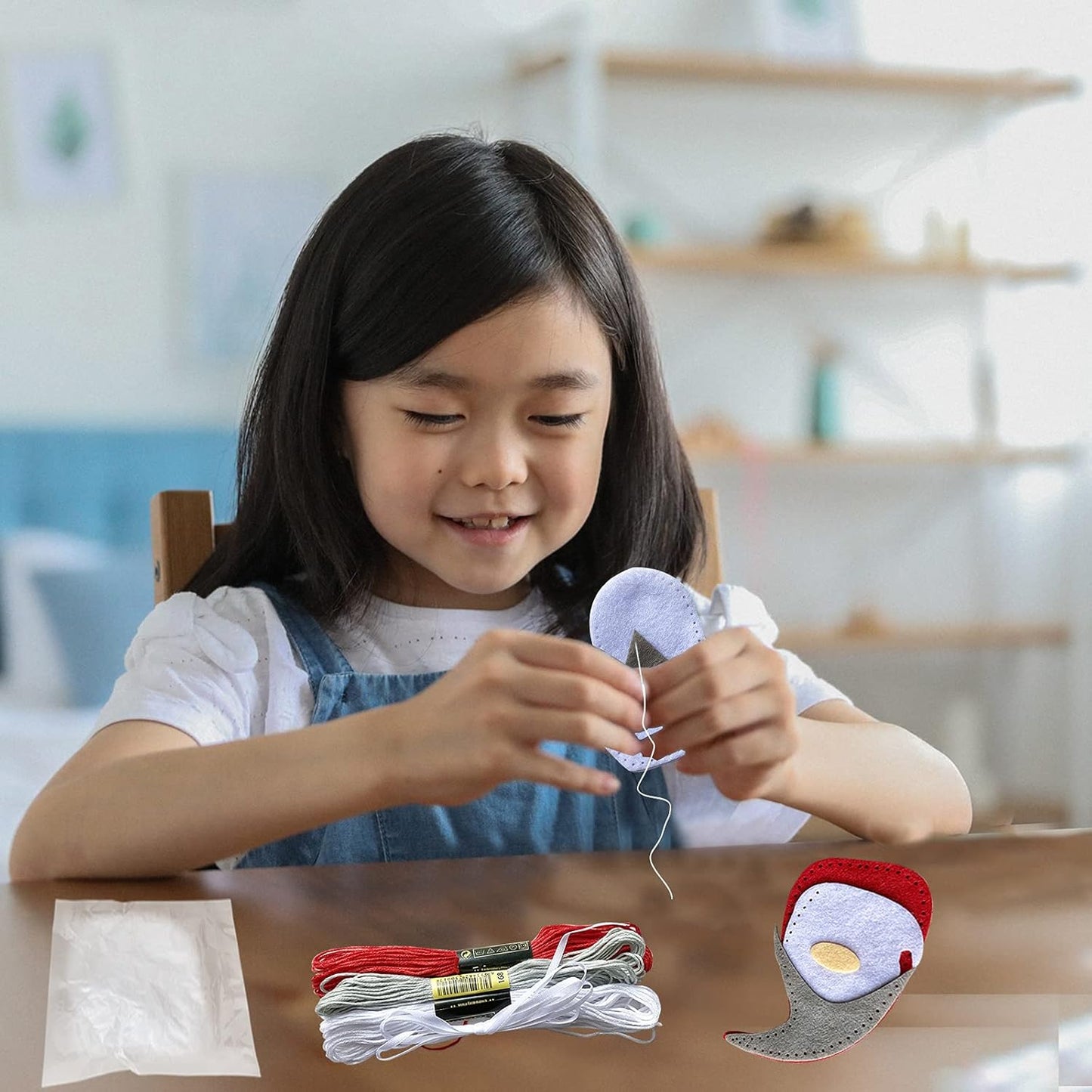 DIY Craft Sewing Kits for Christmas,Christmas Ornaments DIY Craft Kits for Kids (Christmas Ornaments DIY 1)