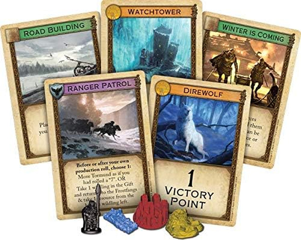 A Game of Thrones Brotherhood of the Watch Board Game - Strategy Game, Adventure Game for Kids and Adults, Ages 14+, 3-4 Players, 60-90 Minute Playtime, Made by Studio