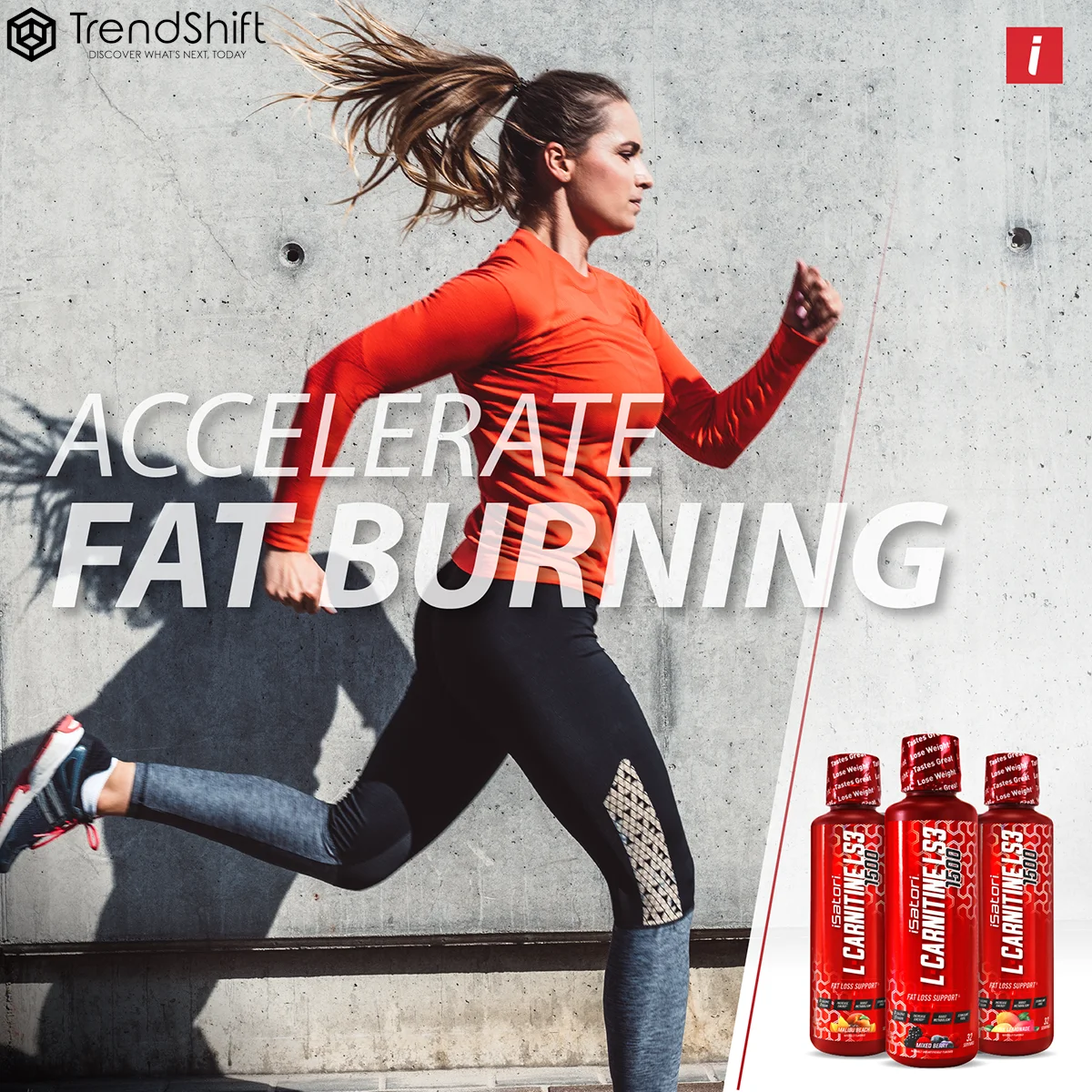 L-Carnitine LS3 Concentrated Liquid Metabolic Enhancer and Energy Booster - Health and Fitness - Keto Friendly - Stimulant Free - Pink Lemonade 1500Mg (32 Servings)