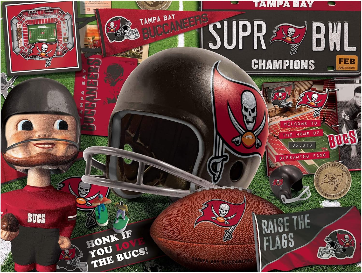 NFL Retro Series Puzzle - 500 Pieces