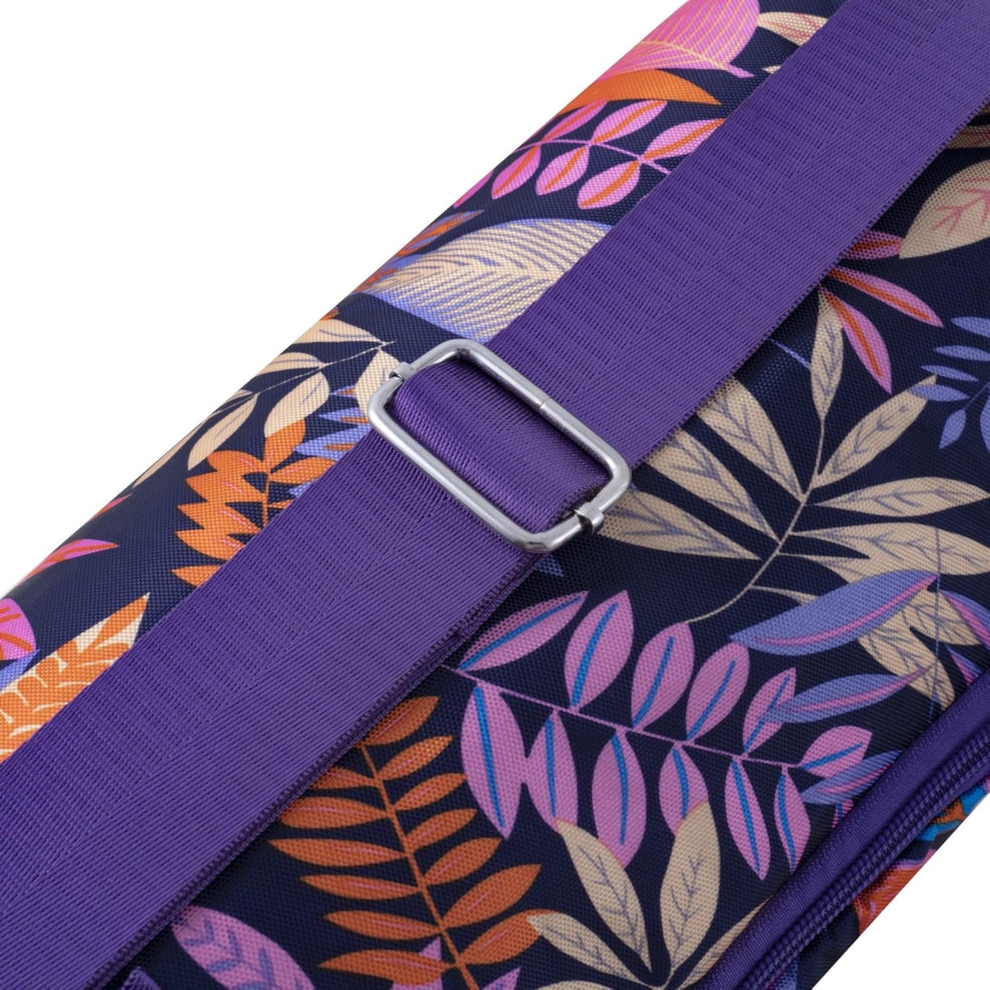 Yoga Mat Bag with 2 Multi-Functional Storage Pocket and Adjustable Shoulder Strap Full-Zip Yoga Mat Carry Bag for Women