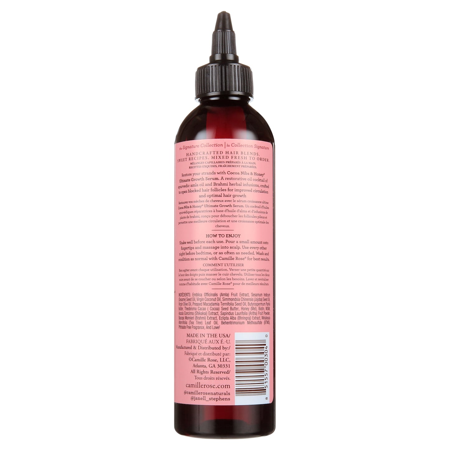 Naturals Cocoa & Honey Ultimate Growth Serum, 8Oz, All Hair Types