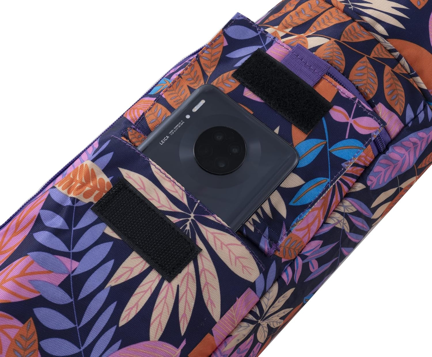 Yoga Mat Bag with 2 Multi-Functional Storage Pocket and Adjustable Shoulder Strap Full-Zip Yoga Mat Carry Bag for Women