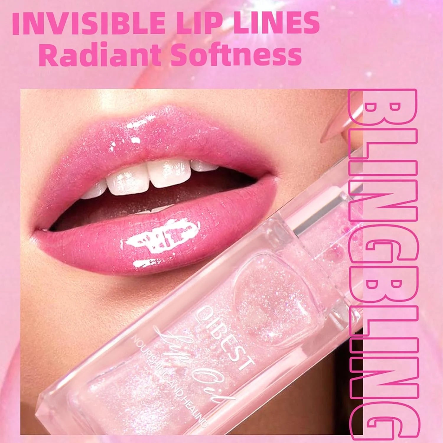 Magic Color Changing Moisturizing Lip Glow Oil, Plumping Glimmer Repair Lip Oil, Hydrating Lip Gloss Lightweight Lip Care Balm, Long Lasting Non-Sticky Fresh Smooth Texture Lip Oil