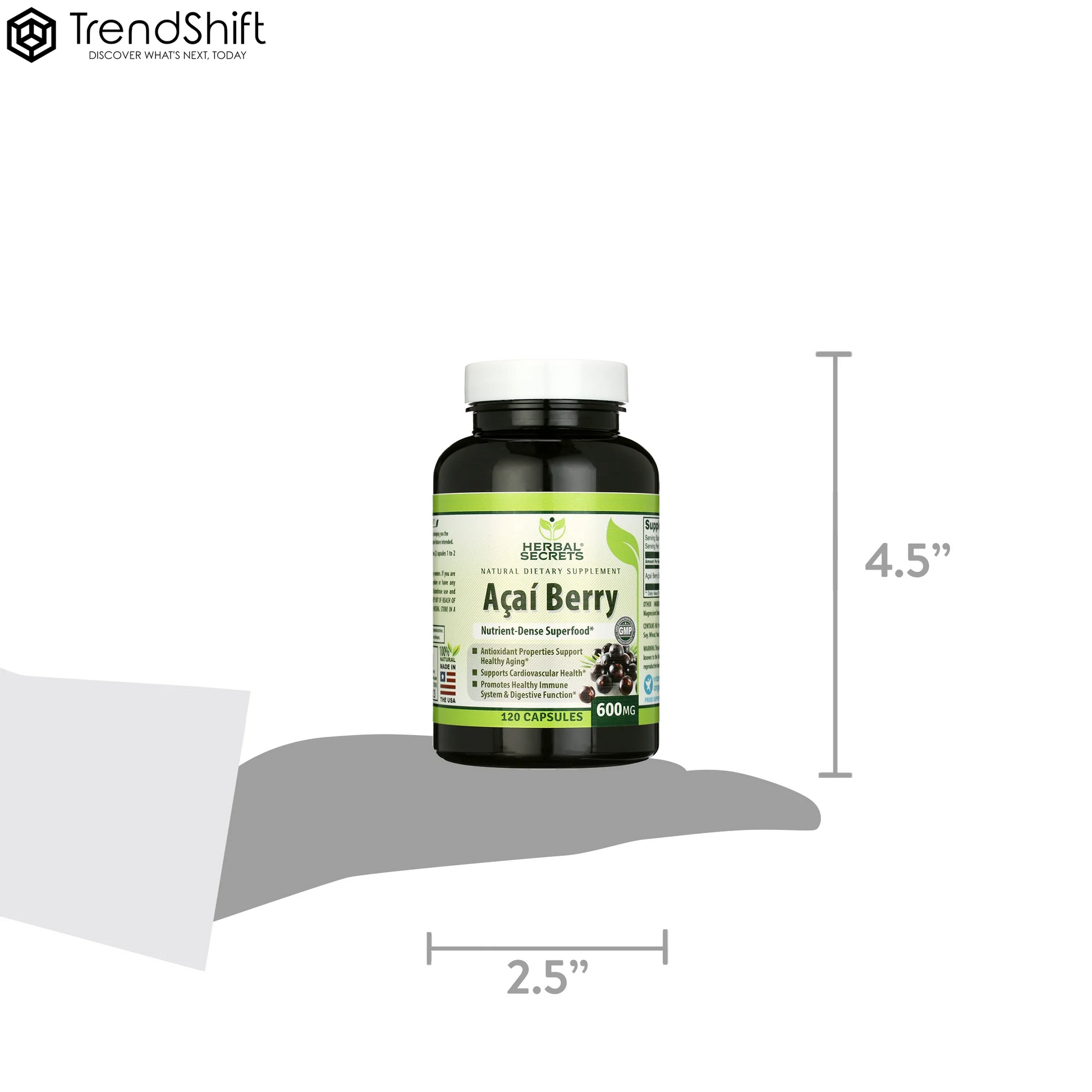 Acai 600 Mg 120 Capsules